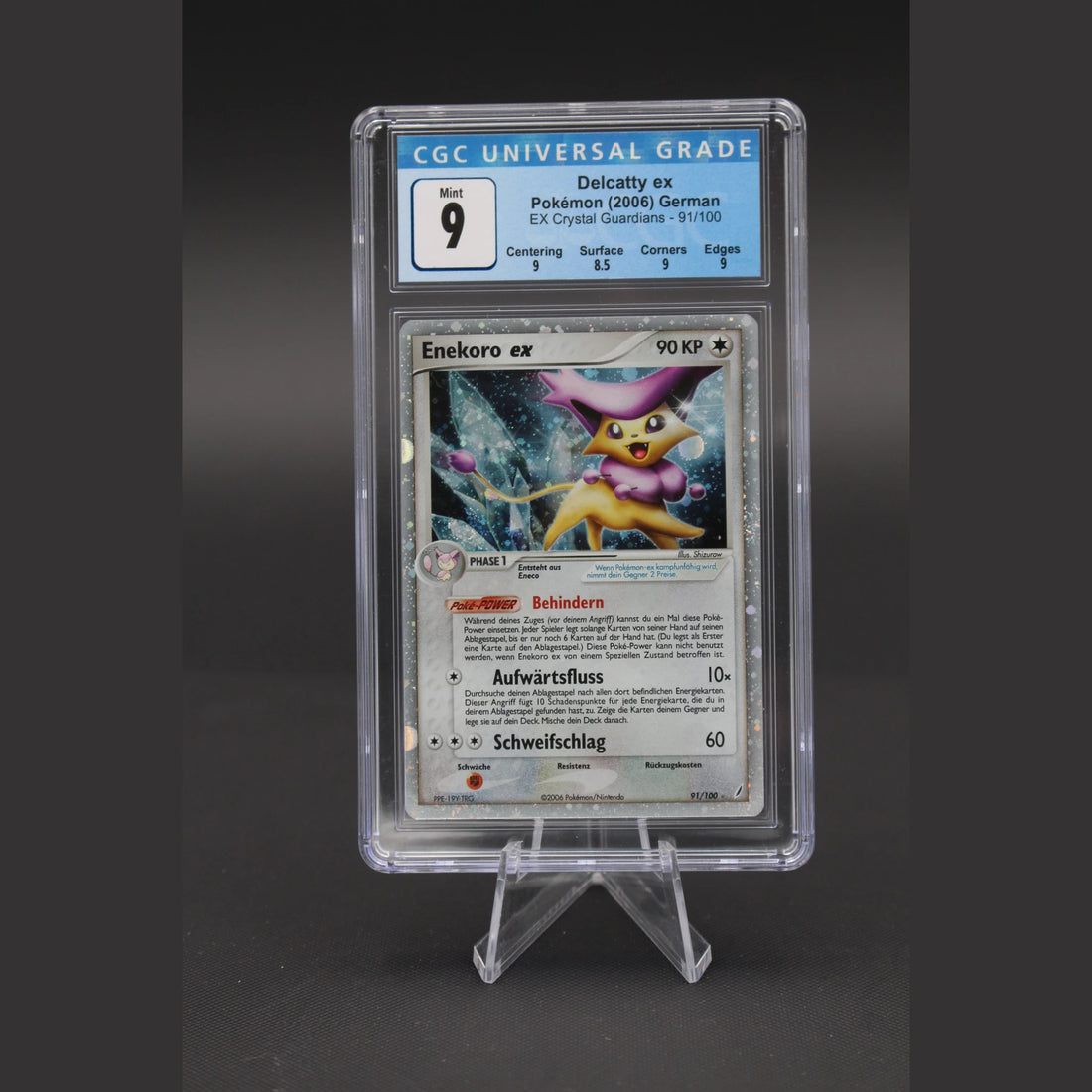 Enekoro ex · EX Crystal Guardians · 91/100 · Deutsch · CGC 9 - Bild 1