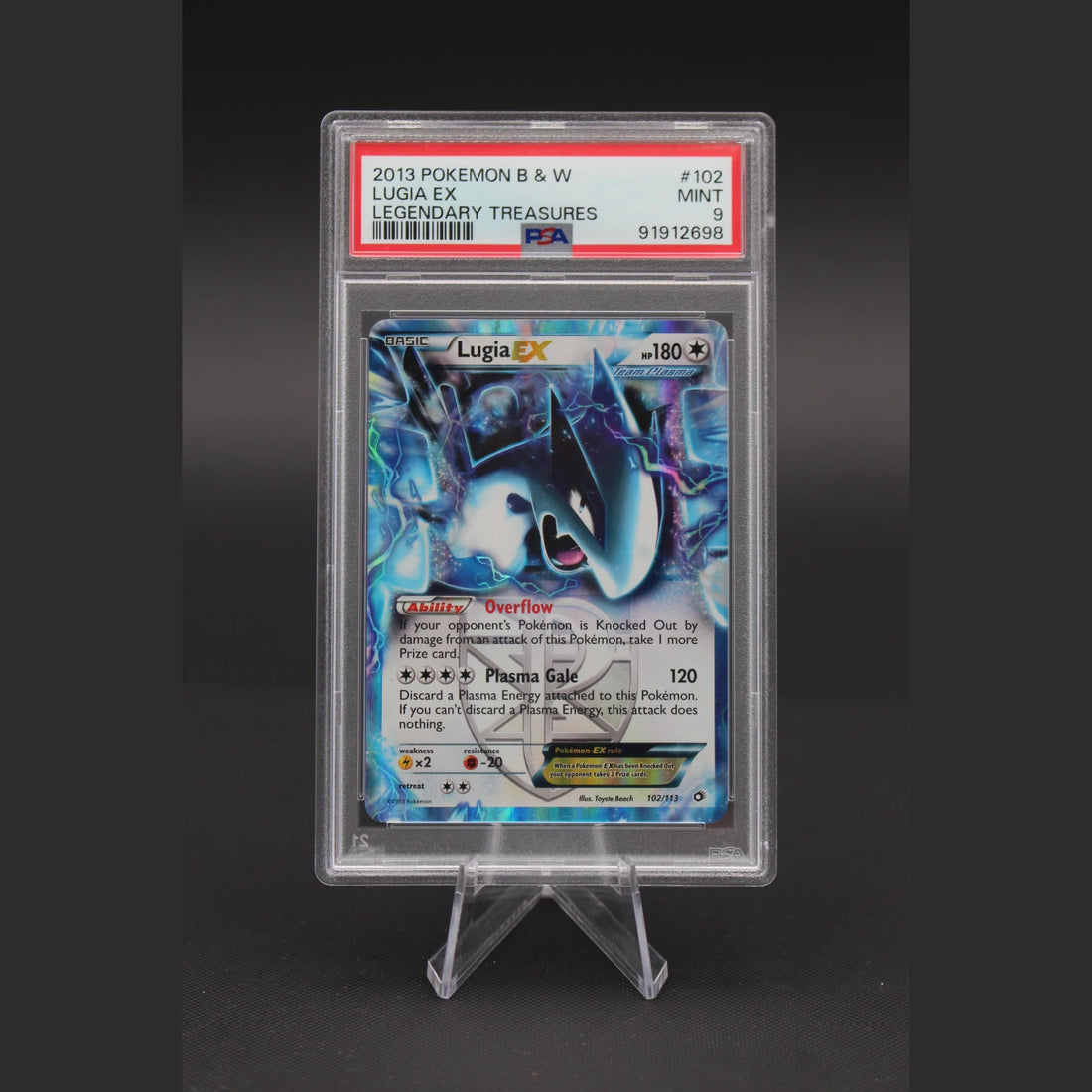 Lugia EX · Legendary Treasures · 102/113 · Englisch · PSA 9 - Bild 1