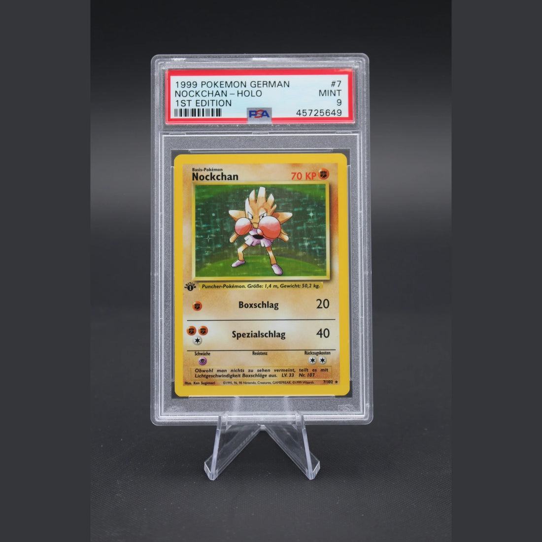 Nockchan · Basis-Set · 7/102 · Deutsch · PSA 9 - Bild 1