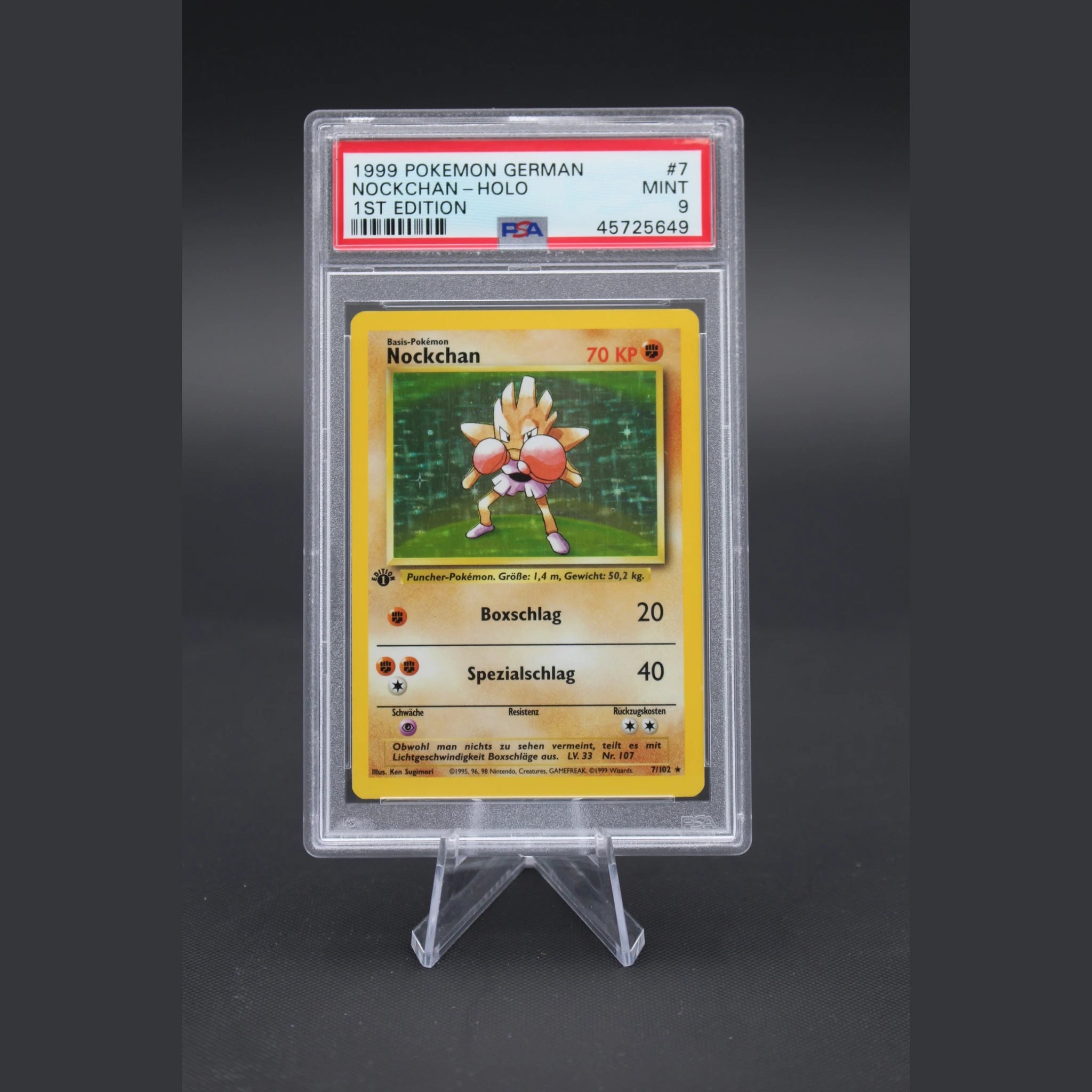 Nockchan · Basis-Set · 7/102 · Deutsch · PSA 9 - Bild 1