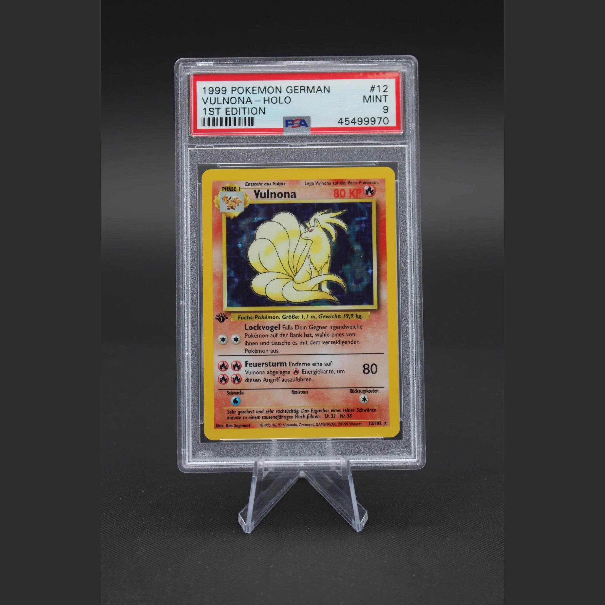 Vulnona · Basis · 12/102 · Deutsch · PSA 9 - Bild 1