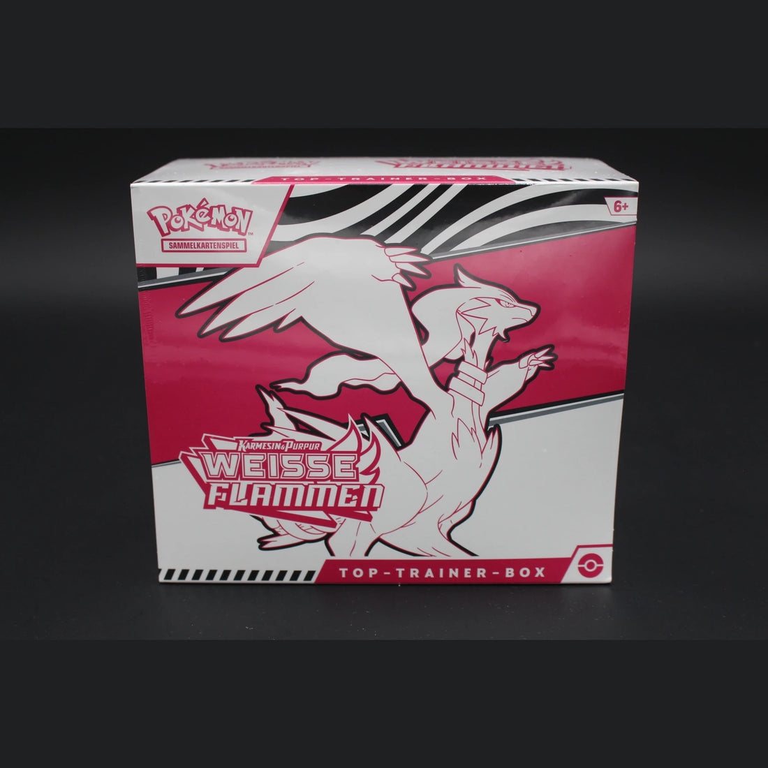 Pokémon Karmesin & Purpur Weiße Flammen Top-Trainer-Box · Karmesin & Purpur Weiße Flammen · Deutsch · Originalverpackt - Bild 1