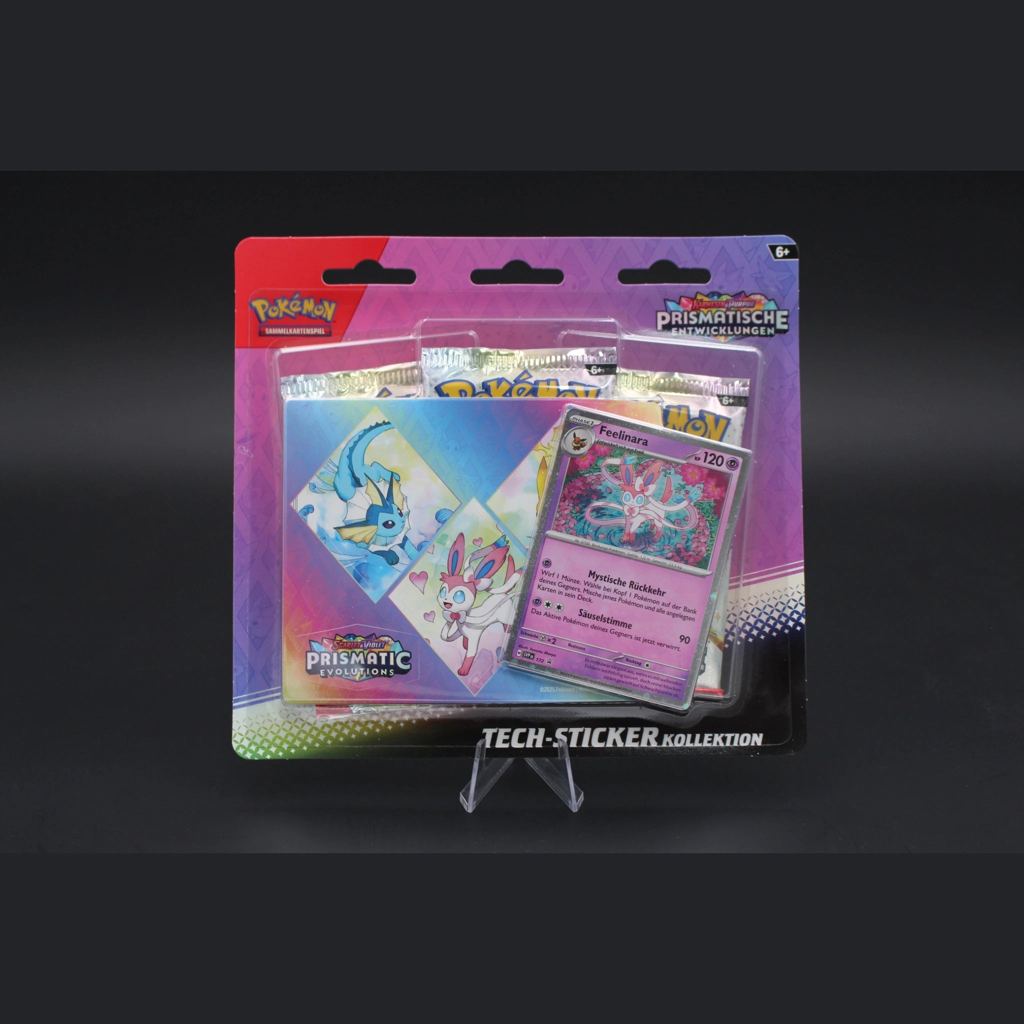 Pokémon Karmesin & Purpur Prismatische Entwicklungen Tech-Sticker Kollektion (Feelinara) · Deutsch · Originalverpackt - Bild 1