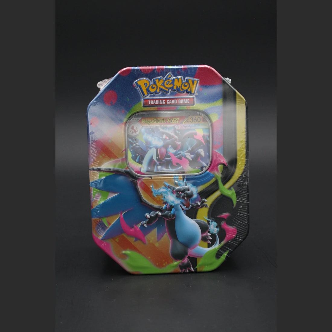 Pokémon Tin-Box Mega-Glurak (Mega-Glurak X-ex) · Deutsch · Originalverpackt - Bild 1