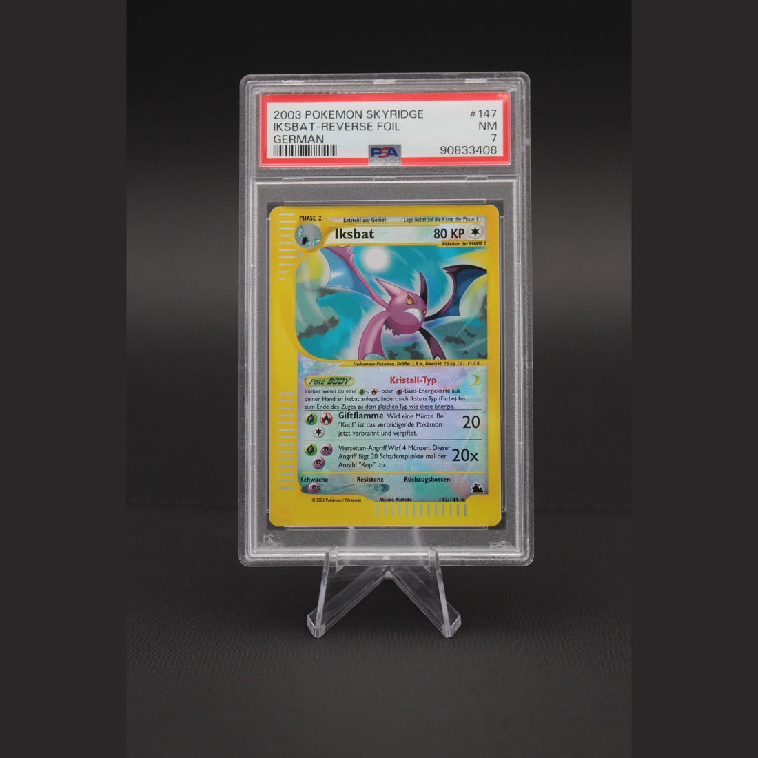Iksbat Reverse · Skyridge · 147/144 · Deutsch · PSA 7 - Bild 1