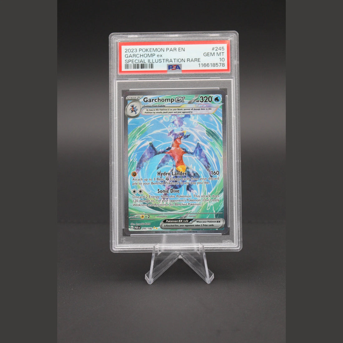 Garchomp ex SAR · Paradox Rift · 245/182 · Englisch · PSA 10 - Bild 1