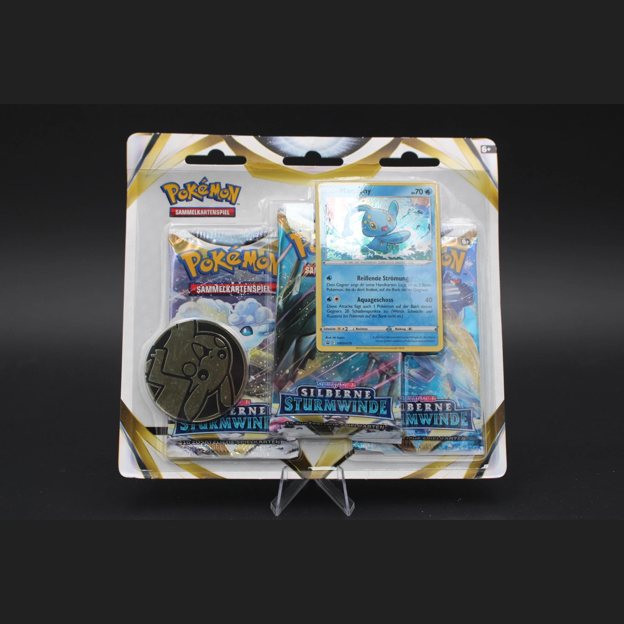 Silberne Sturmwinde 3-Pack Blister (Mantyke Promo) · Deutsch · Sealed OVP - Bild 1