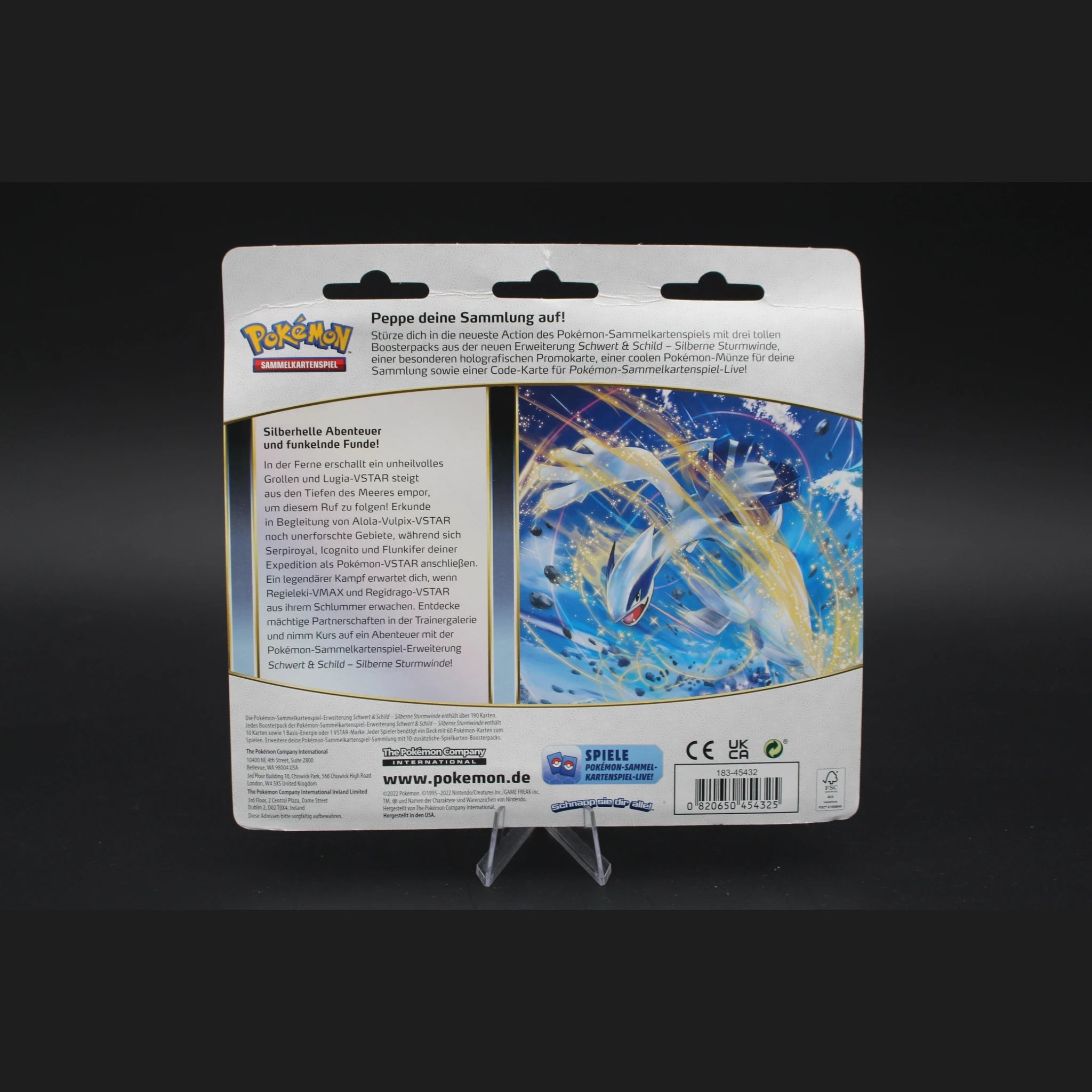 Silberne Sturmwinde 3-Pack Blister (Mantyke Promo) · Deutsch · Sealed OVP - Bild 2