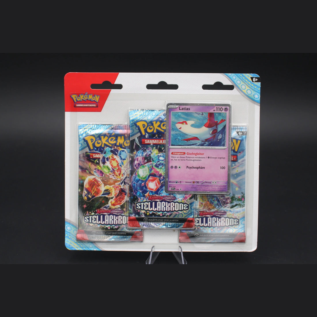 Stellarkrone 3-Pack Blister (Latias Promo) · Deutsch · Sealed OVP - Bild 1
