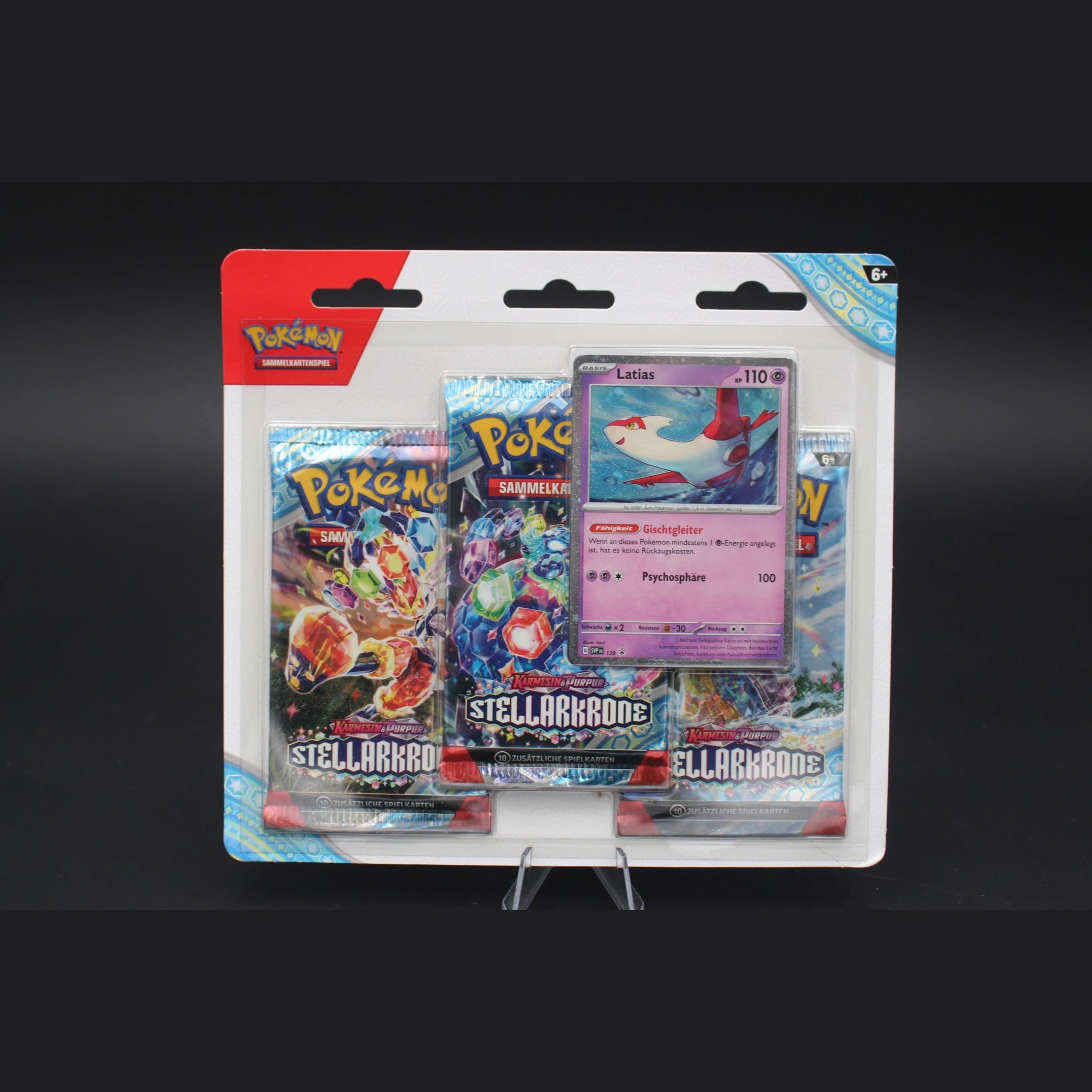 Stellarkrone 3-Pack Blister (Latias Promo) · Deutsch · Sealed OVP - Bild 1