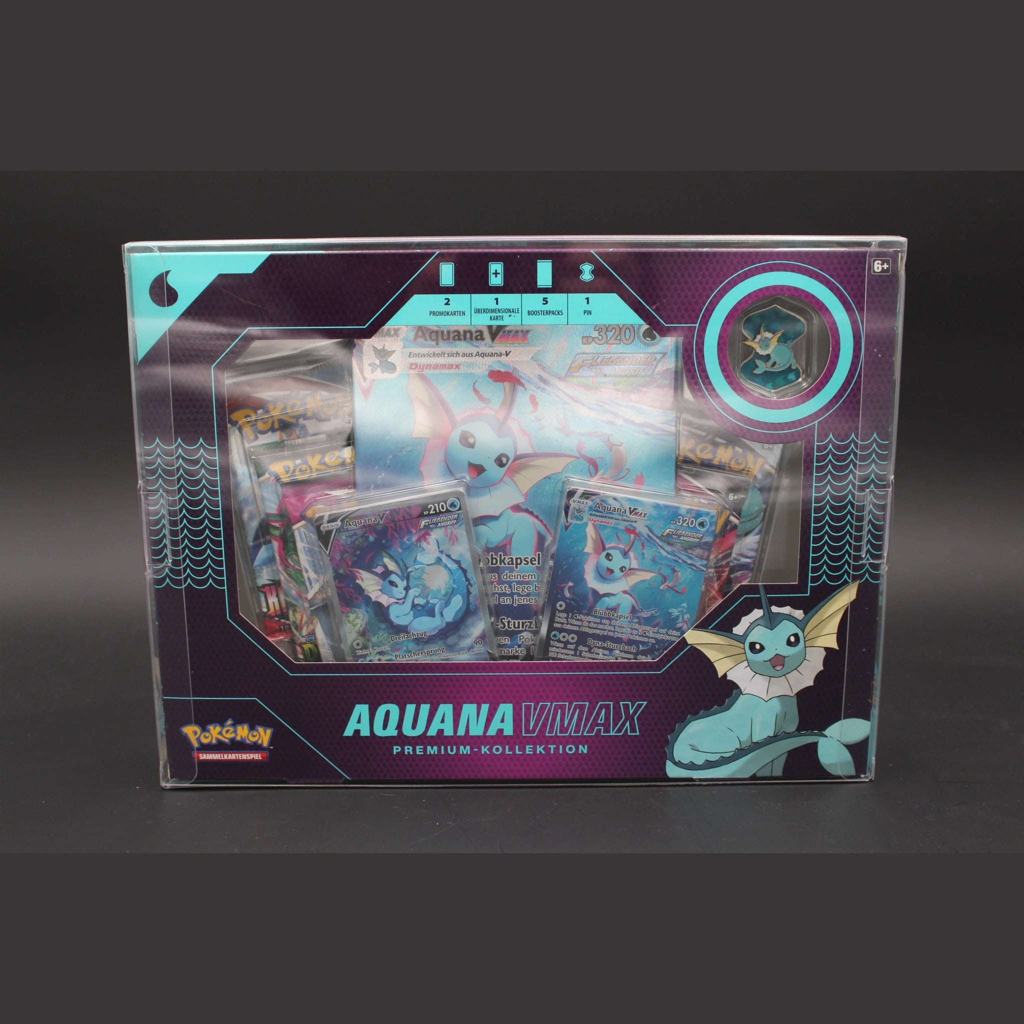 SW/SH Aquana VMAX Premium-Kollektion · Deutsch · Sealed OVP - Bild 1