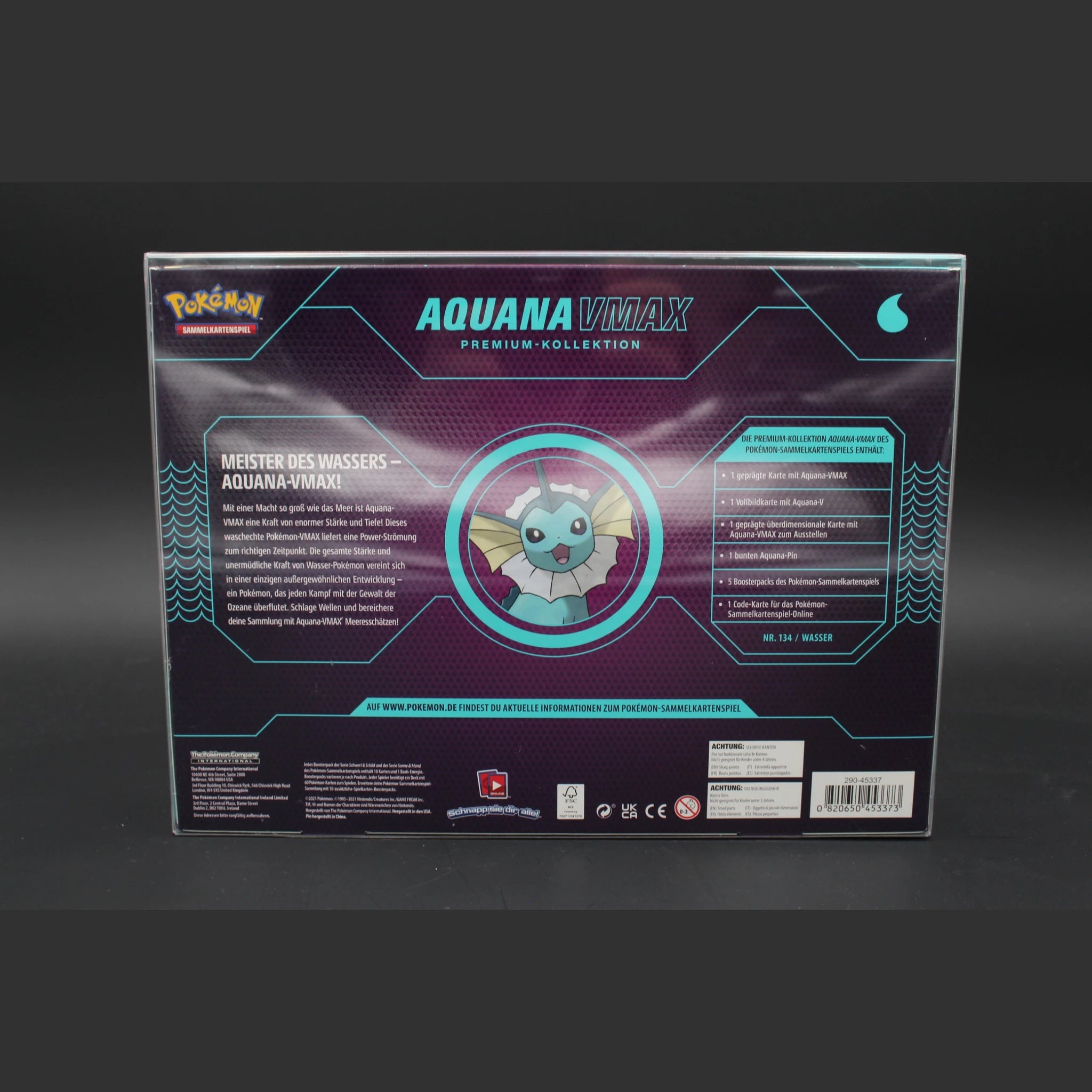 SW/SH Aquana VMAX Premium-Kollektion · Deutsch · Sealed OVP - Bild 2