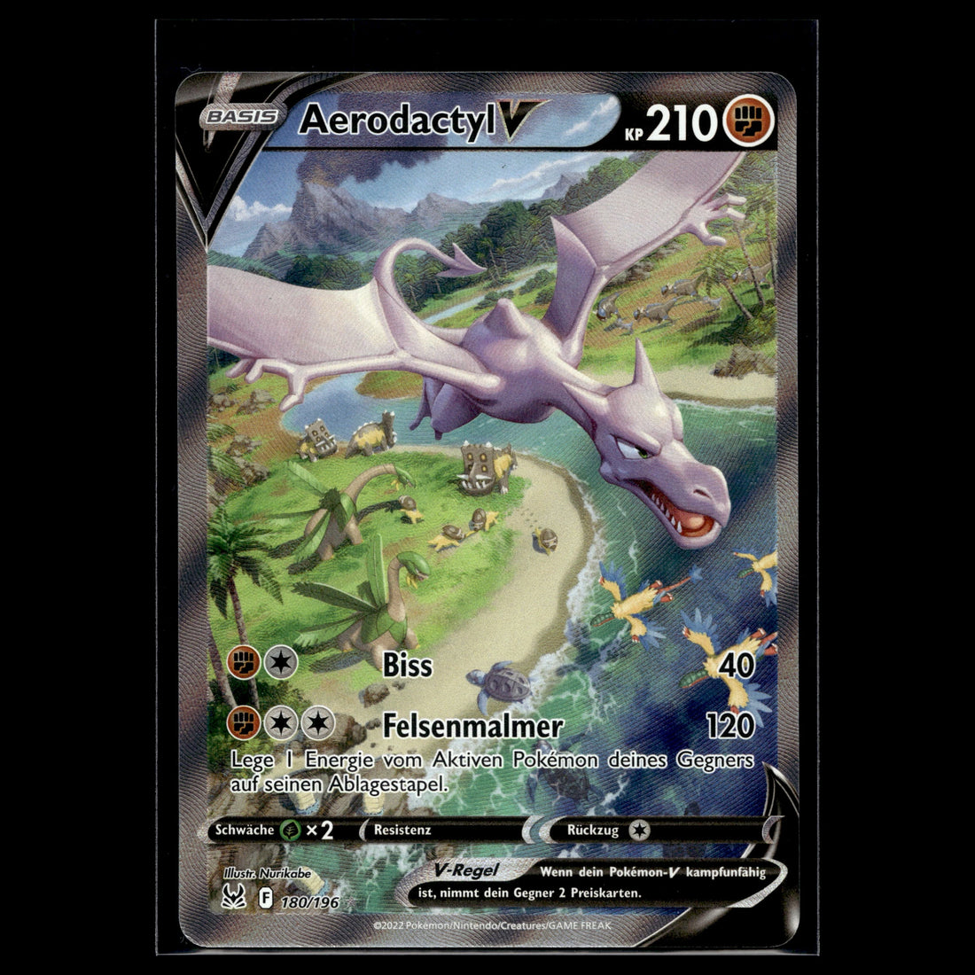 Aerodactyl V SR · Verlorener Ursprung · 180/196 · Deutsch · (Near Mint) - Bild 1