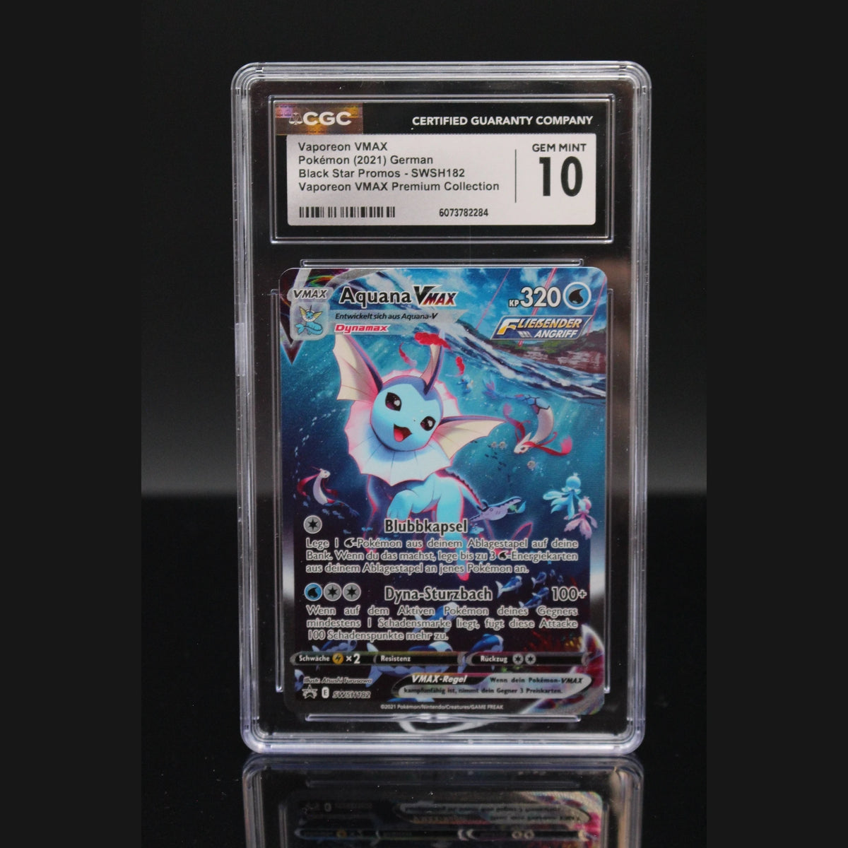 Aquana VMAX · Black Star Promos · SWSH182 · Deutsch · CGC 10 - Bild 1
