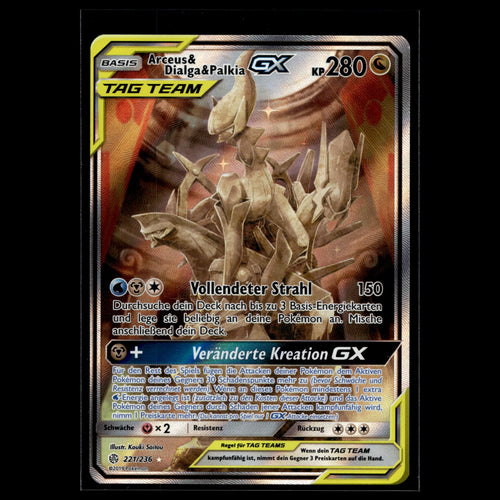 Arceus & Dialga & Palkia GX · Welten im Wandel · 221/236 · Deutsch · (Near Mint-) - Bild 1