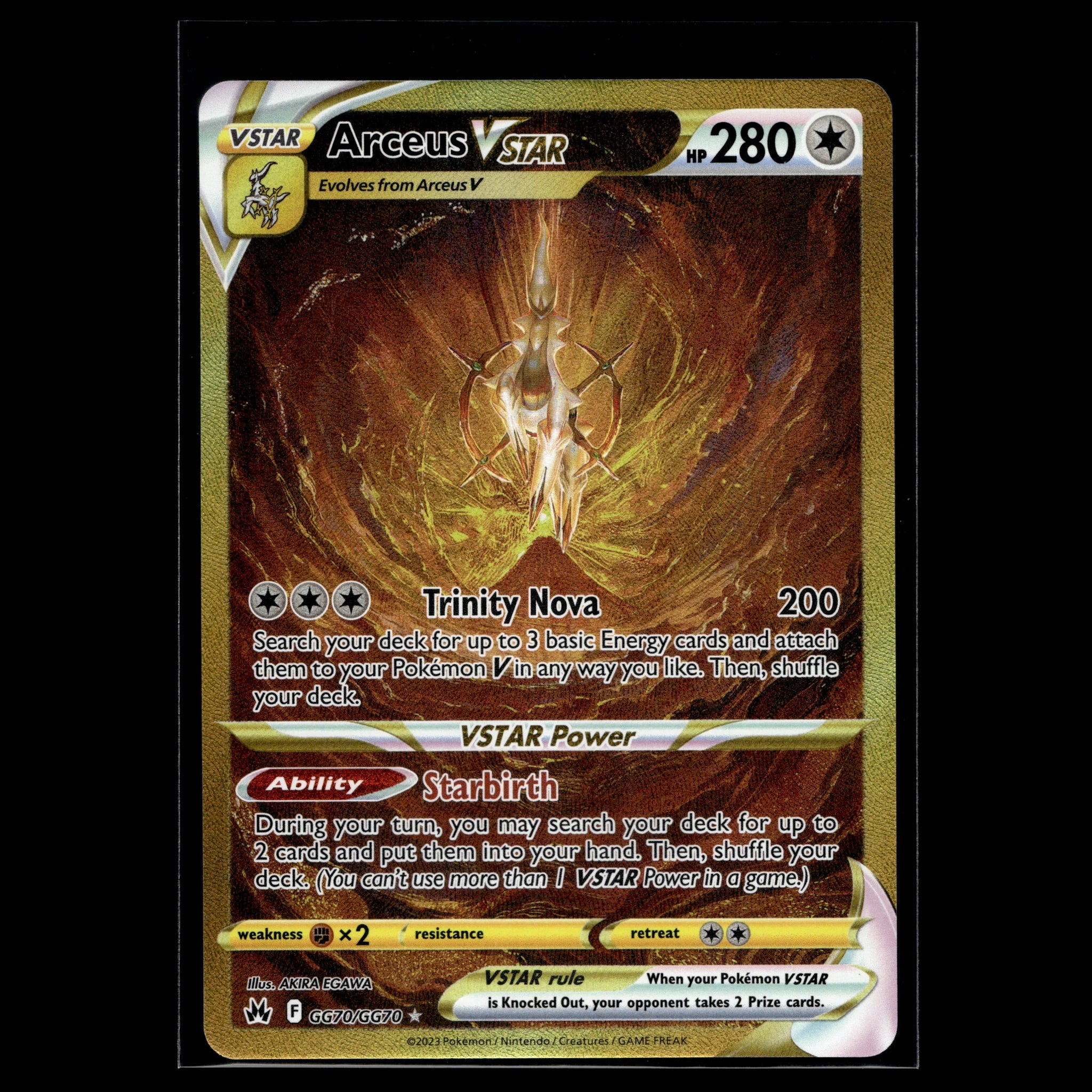 Arceus VSTAR SR · Crown Zenith · GG70/GG70 · Englisch · (Near Mint) - Bild 1