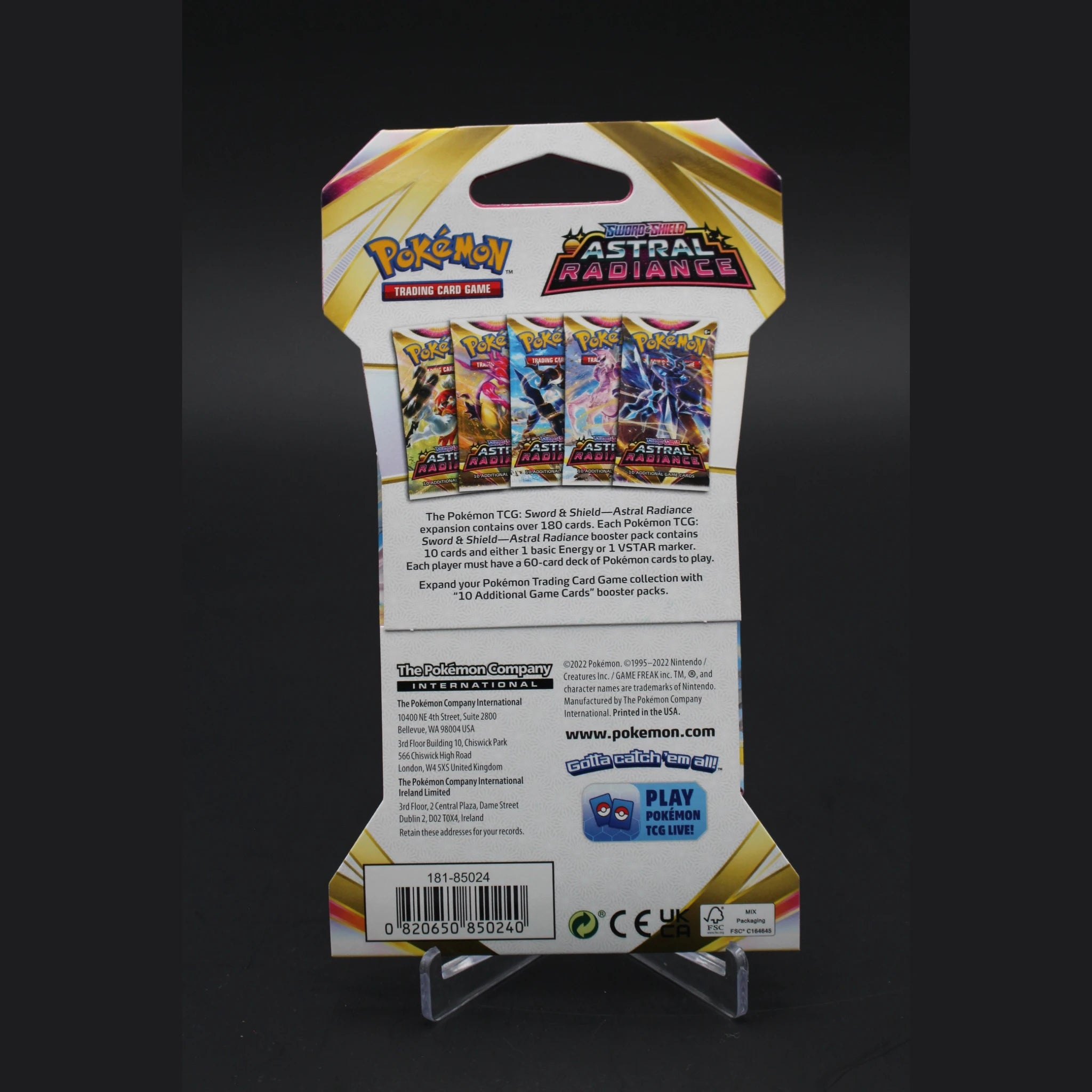 Astral Radiance Sleeved Booster Pack · Englisch · Sealed OVP - Bild 2
