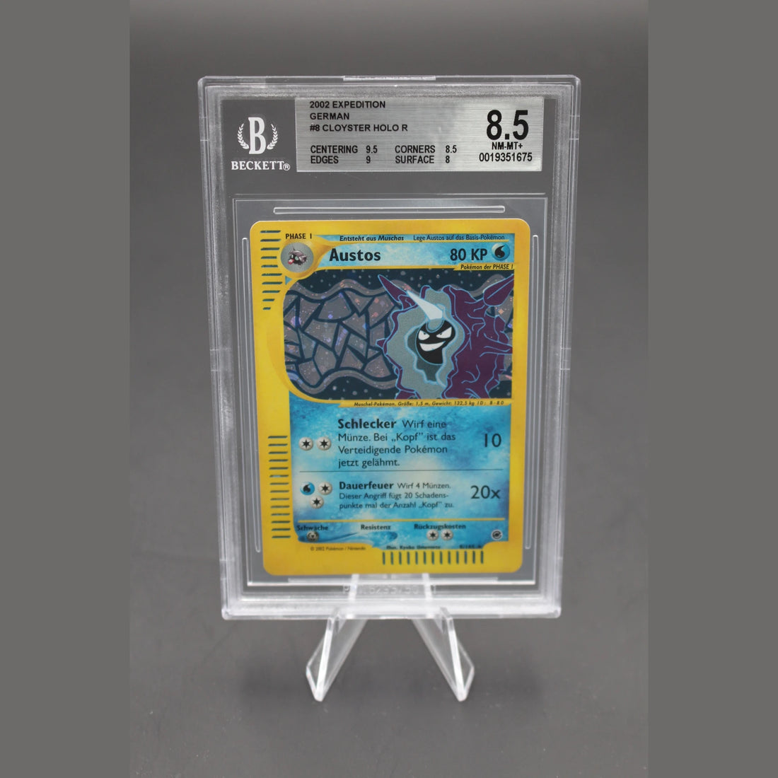 Austos Holo · Expedition · 8/165 · Deutsch · BGS 8.5 - Bild 1