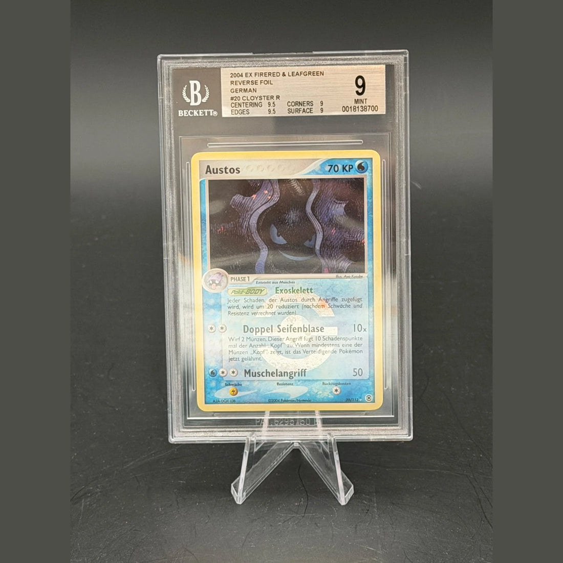 Austos Reverse · EX FireRed & LeafGreen · 20/112 · Deutsch · BGS 9 - Bild 1