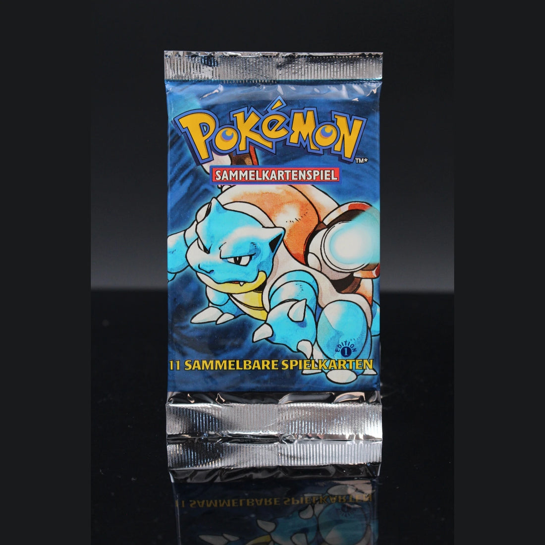 Base Set Booster (Blastoise, Edition 1) 1st Edition · Deutsch · Sealed OVP - Bild 1