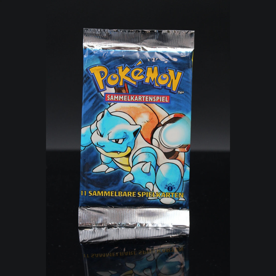 Base Set Booster Edition 1 (Blastoise) 1st Edition · Deutsch · Sealed OVP - Bild 1