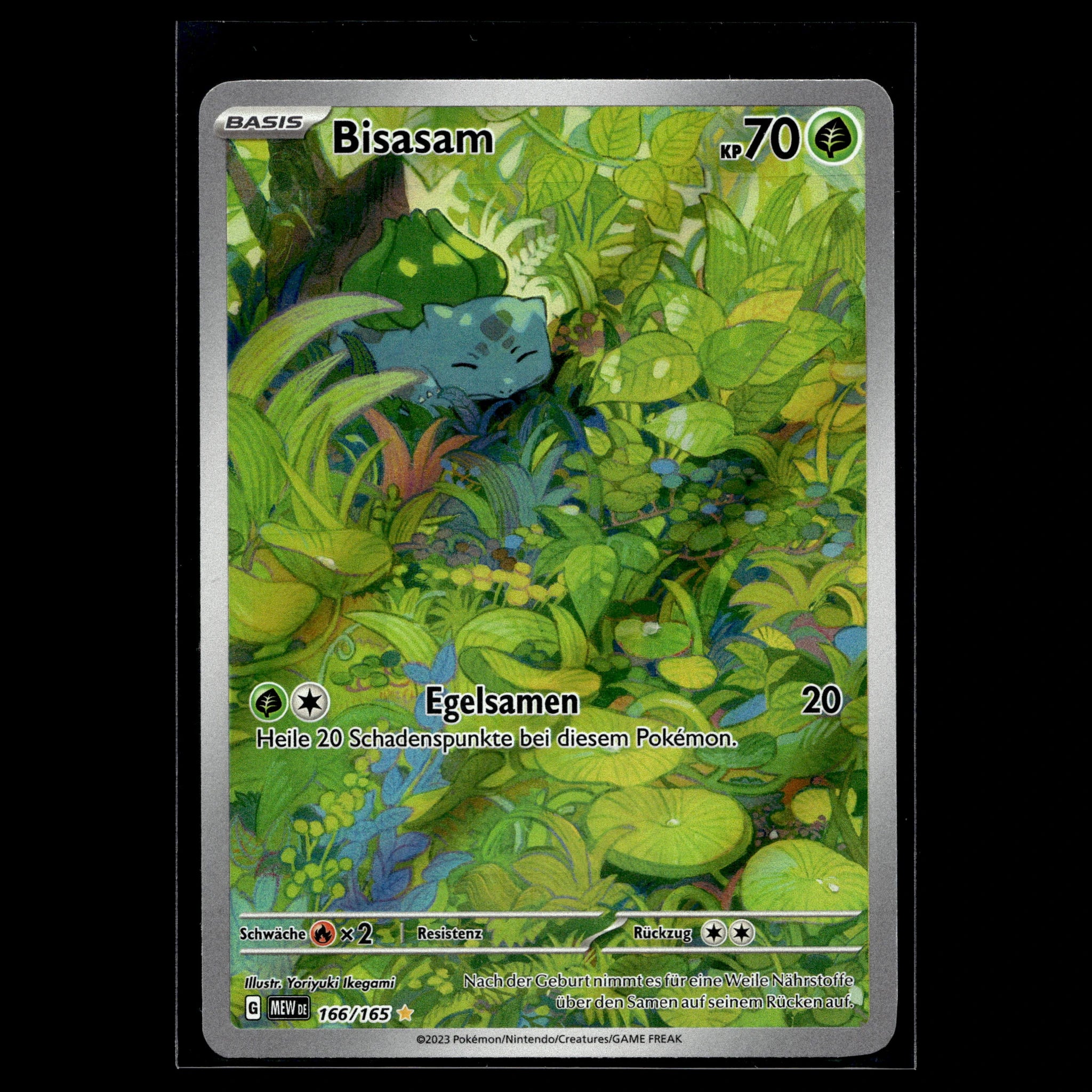 Bisasam AR · MEW · 166/165 · Deutsch · (Near Mint-) - Bild 1
