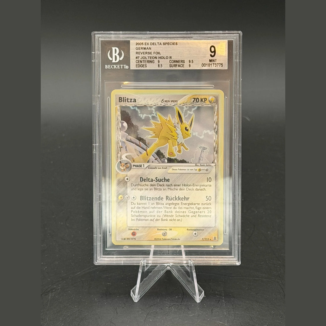 Blitza Delta Species Reverse · EX · 7/113 · Deutsch · BGS 9 - Bild 1
