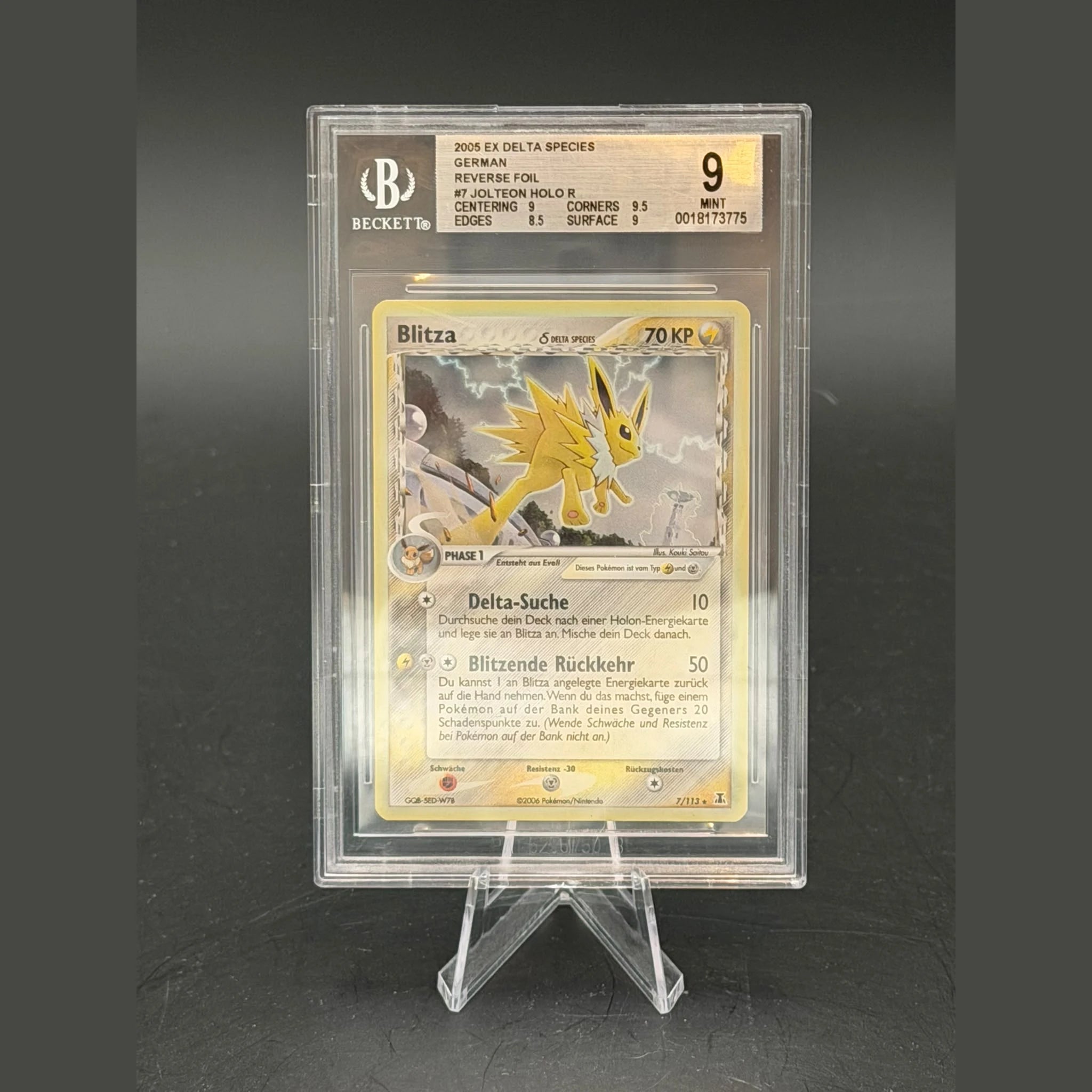 Blitza Delta Species Reverse · EX · 7/113 · Deutsch · BGS 9 - Bild 1