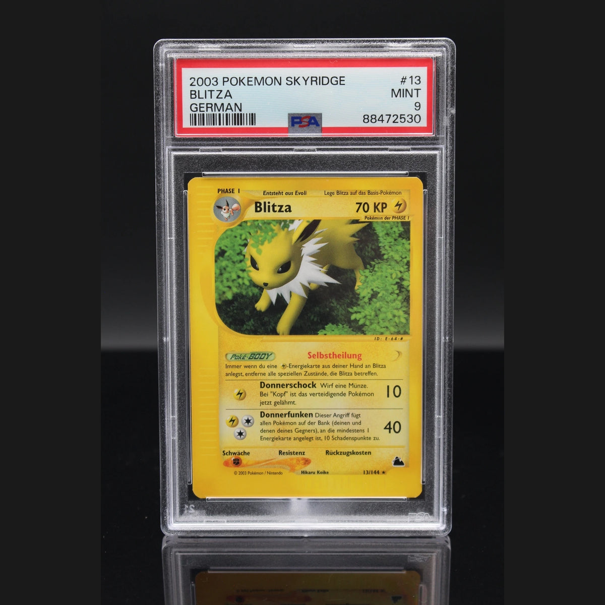 Blitza · Skyridge · 13/144 · Deutsch · PSA 9 - Bild 1