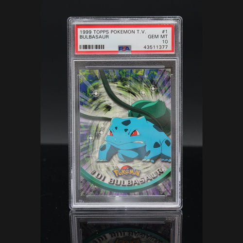 Bulbasaur · 1999 Topps Pokemon T.V. · 1 · Englisch · PSA 10 - Bild 1