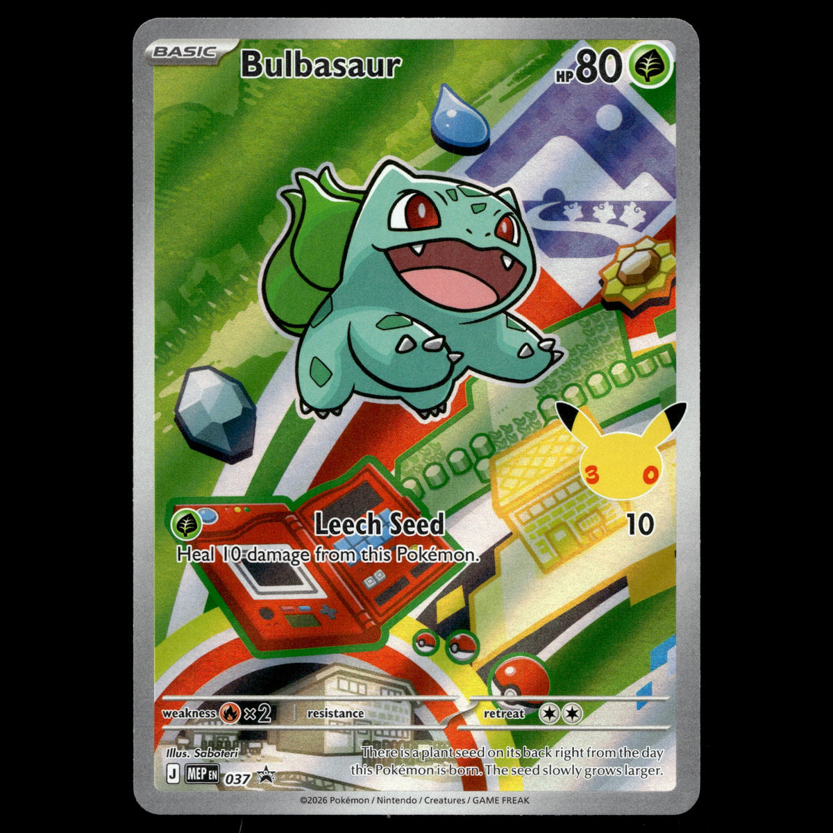 Bulbasaur · MEP Black Star Promos · 037 · Englisch · (Near Mint) - Bild 1