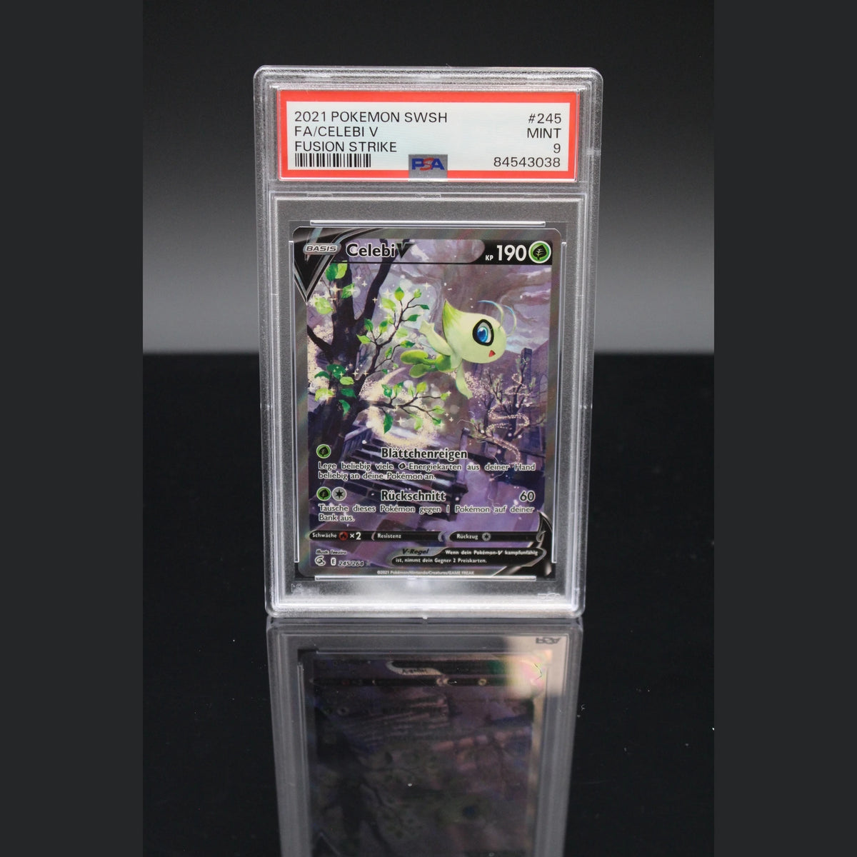 Celebi V SR · Fusionsangriff · 245/264 · Deutsch · PSA 9 - Bild 1