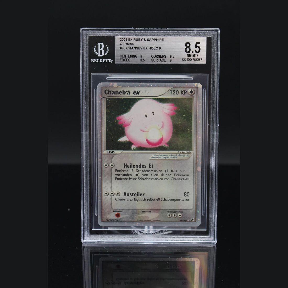 Chaneira ex RR · EX Rubin & Saphir · 96/109 · Deutsch · BGS 8.5 - Bild 1