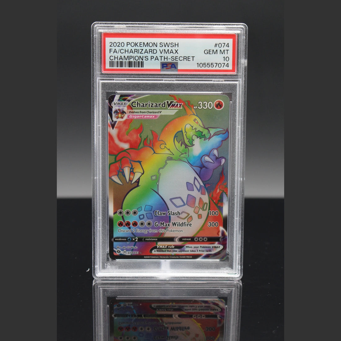 Charizard VMAX UR · Champions Path · 074/073 · Englisch · PSA 10 - Bild 1
