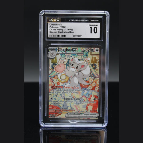Cinccino ex SAR · Chaos Rising · 119/086 · Englisch · CGC 10 - Bild 1