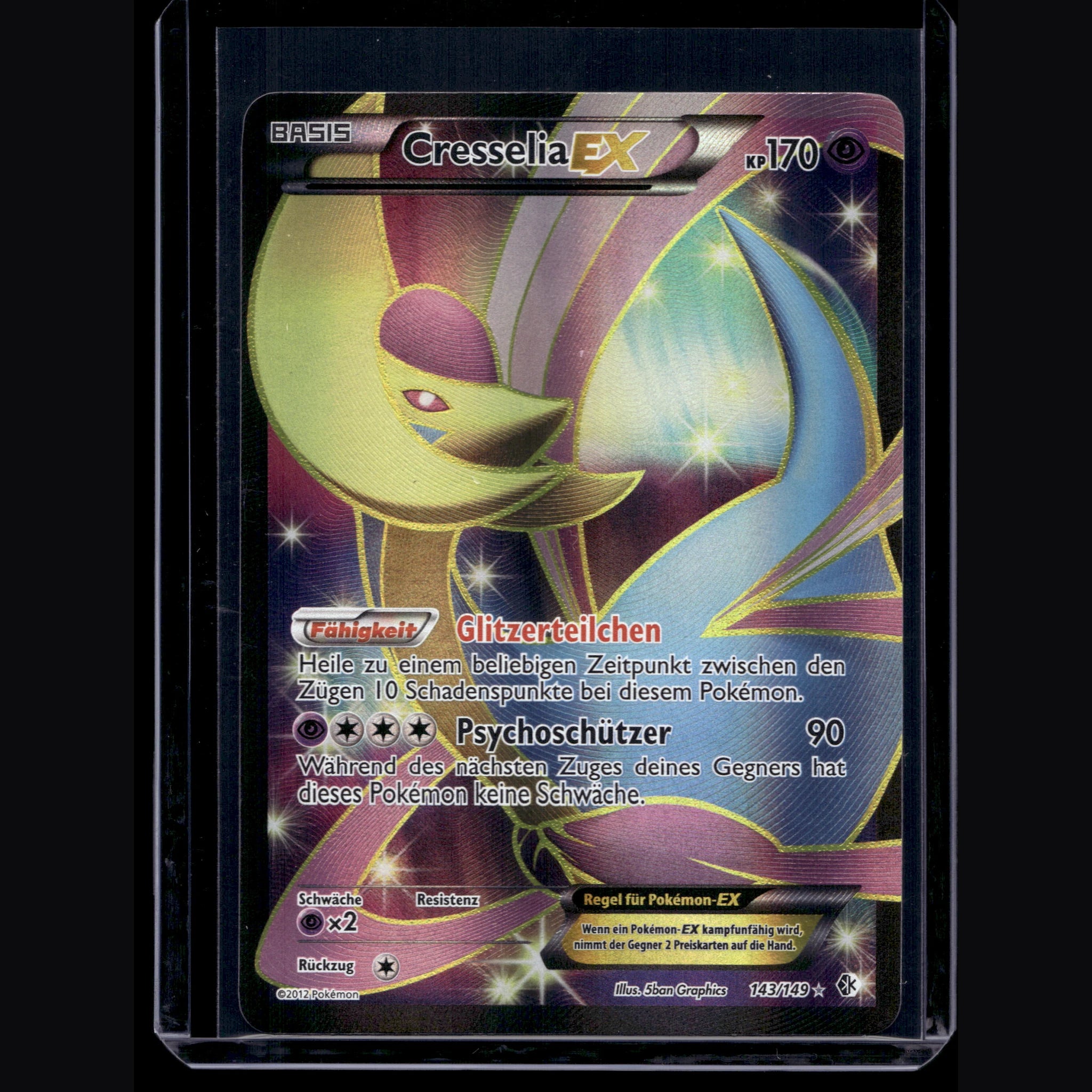 Cresselia EX SR · Überschrittene Schwellen · 143/149 · Deutsch · (Excellent+) - Bild 1