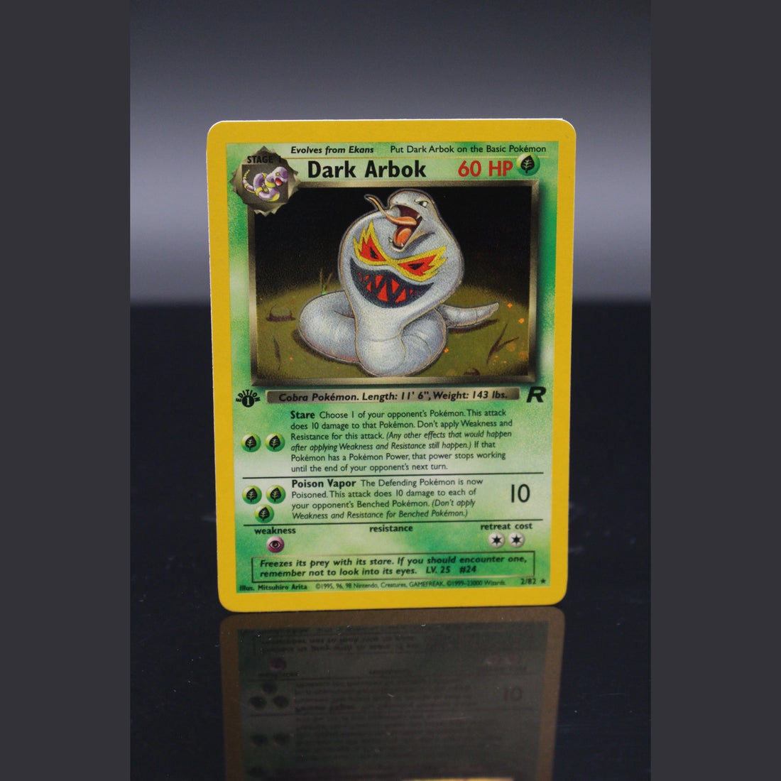 Dark Arbok Holo · Team Rocket 1st Edition · 2/82 · Englisch · (Excellent) - Bild 1