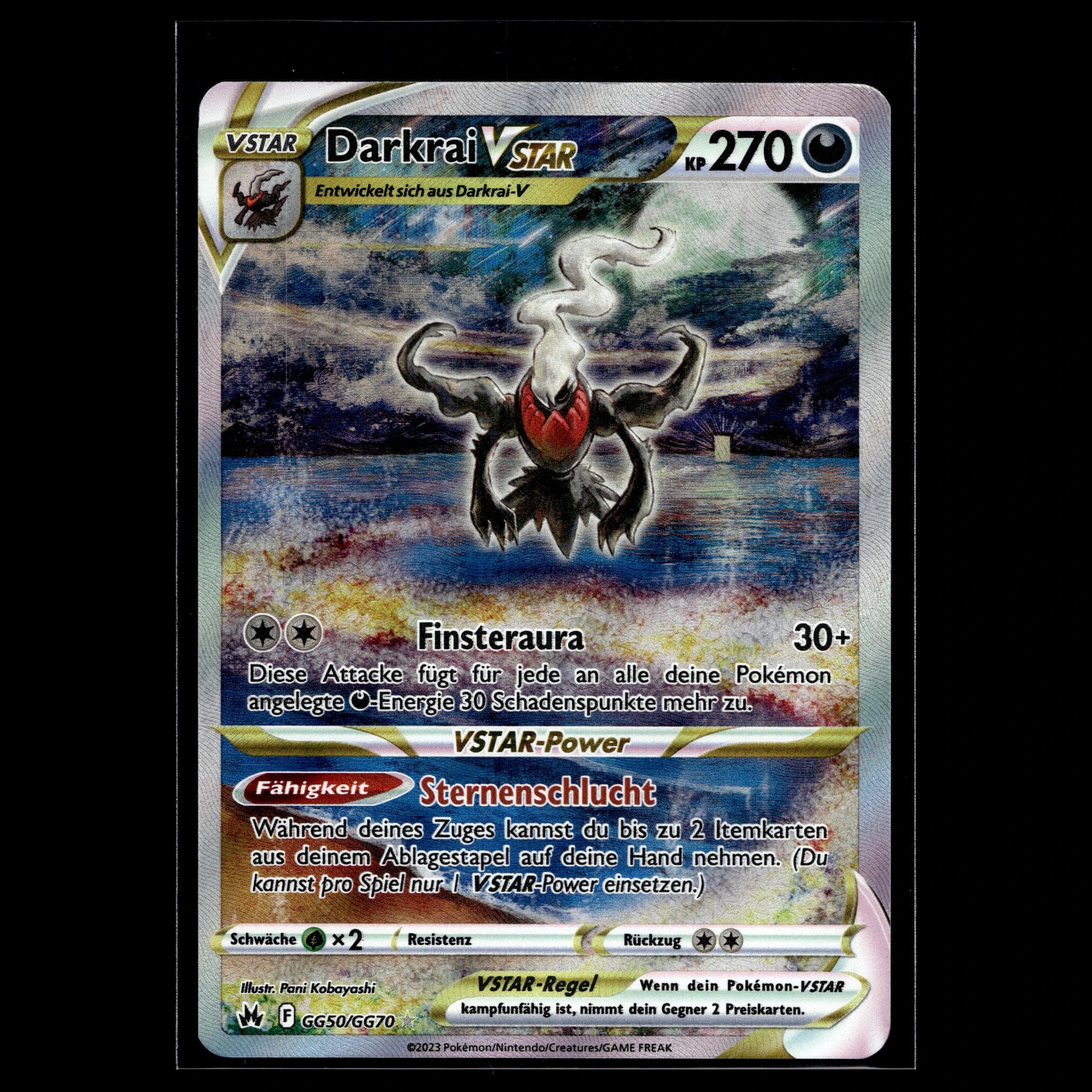 Darkrai VSTAR SR · Zenit der Könige · GG50/GG70 · Deutsch · (Near Mint-) - Bild 1