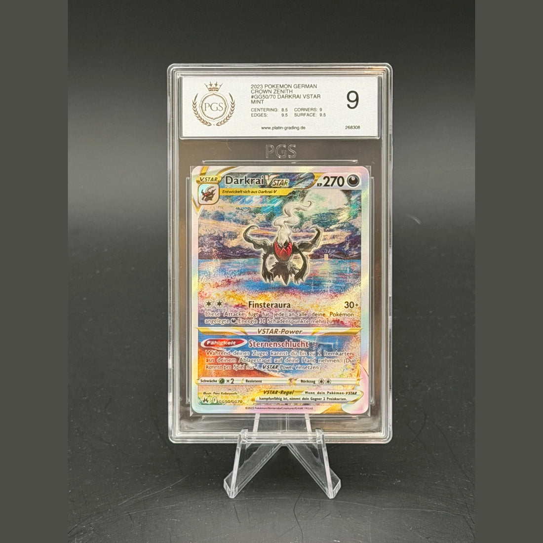 Darkrai VSTAR SR · Zenit der Könige · GG50/GG70 · Deutsch · PGS 9 - Bild 1