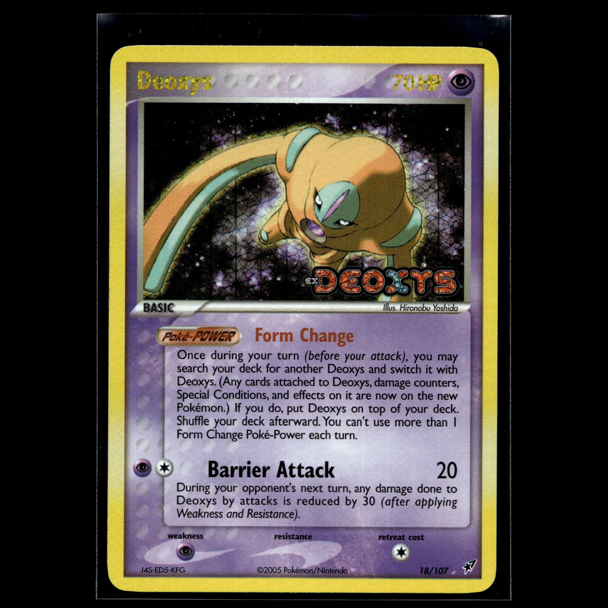 Deoxys reverse · EX · 18/107 · Englisch · (Excellent+) - Bild 1