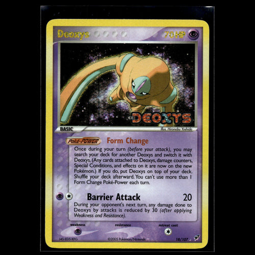 Deoxys reverse · EX · 18/107 · Englisch · (Excellent+) - Bild 1