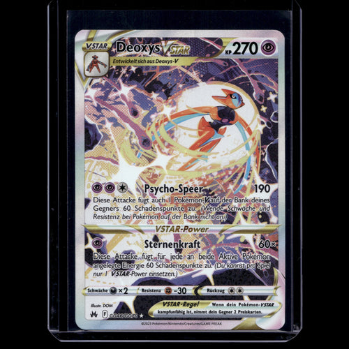 Deoxys VSTAR SR · Zenit der Könige · GG46/GG70 · Deutsch · (Near Mint) - Bild 1