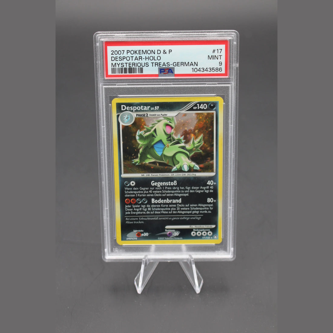 Despotar Holo · Geheimnisvolle Schätze · 17/123 · Deutsch · PSA 9 - Bild 1