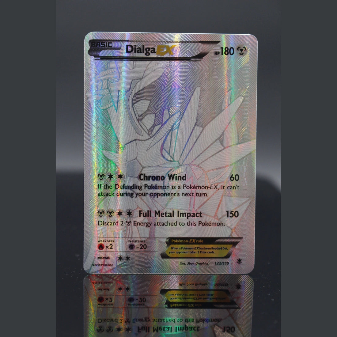 Dialga EX SR · Phantom Forces · 122/119 · Englisch · (Excellent) - Bild 1
