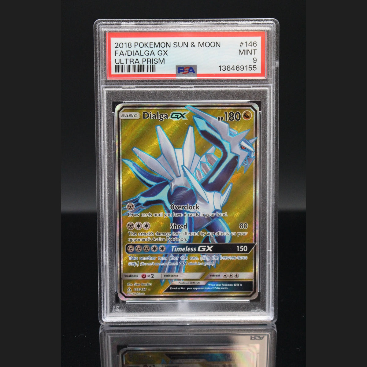 Dialga GX SR · Ultra Prism · 146/156 · Englisch · PSA 9 - Bild 1