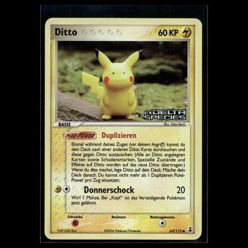Ditto Holo · EX Delta Species · 63/113 · Deutsch · (Good-) - Bild 1