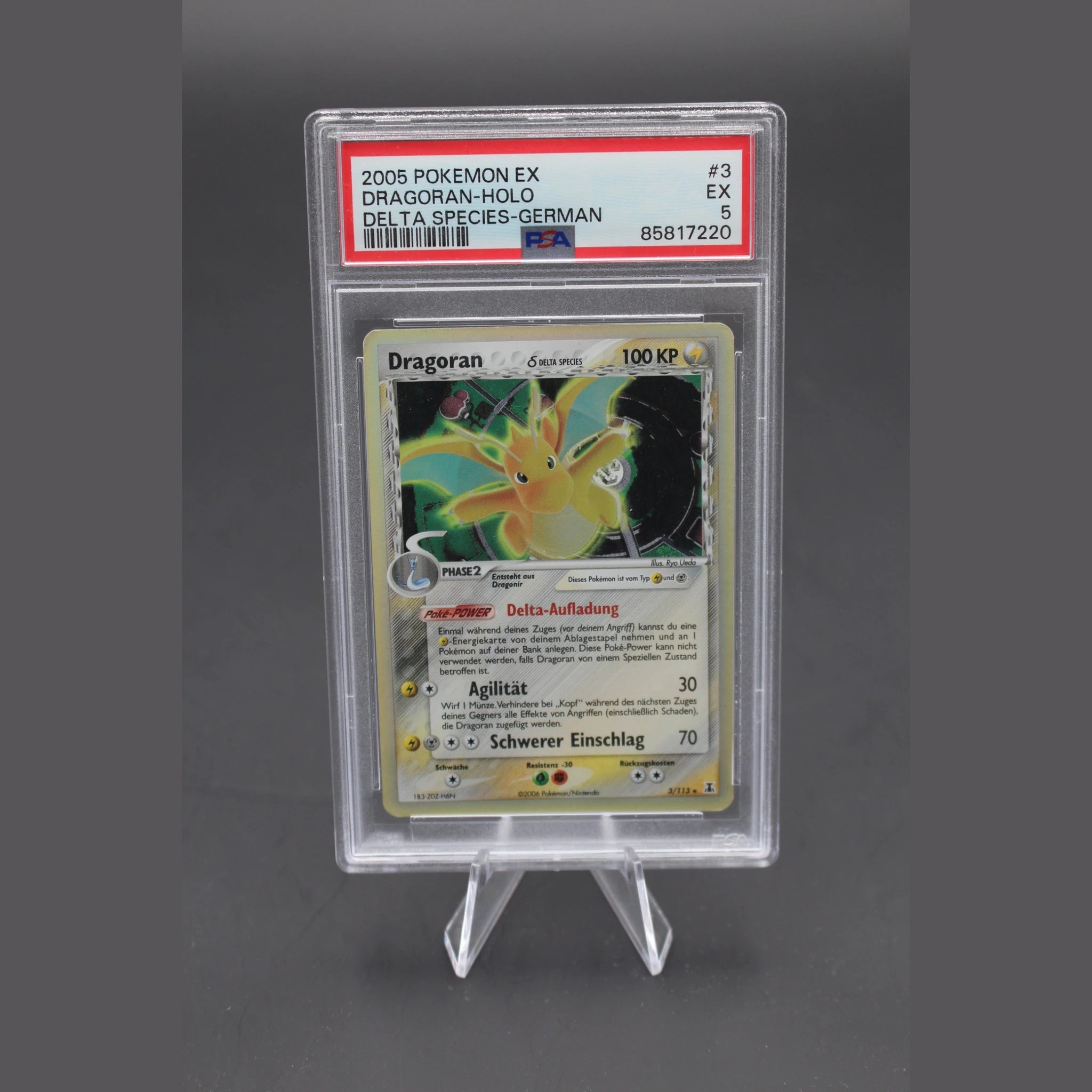 Dragoran Delta Species Holo · EX · 3/113 · Deutsch · PSA 5 - Bild 1