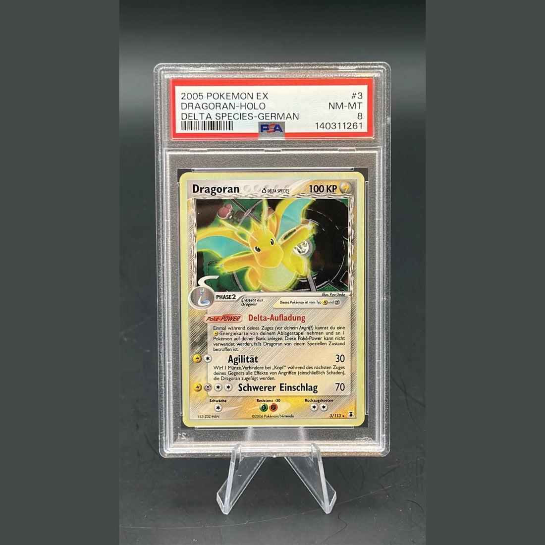 Dragoran Delta Species Holo · EX · 3/113 · Deutsch · PSA 8 - Bild 1