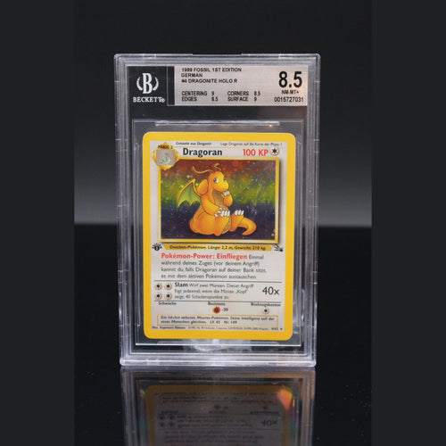 Dragoran Holo · Fossil 1st Edition · 4/62 · Deutsch · BGS 8.5 - Bild 1