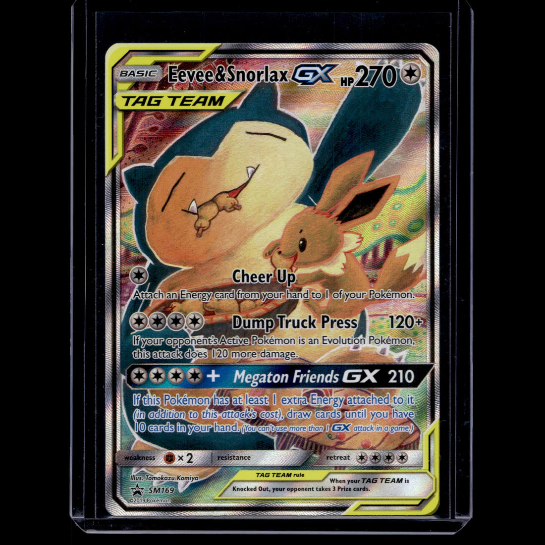 Eevee & Snorlax GX · Black Star Promos · SM169 · Englisch · (Excellent+) - Bild 1